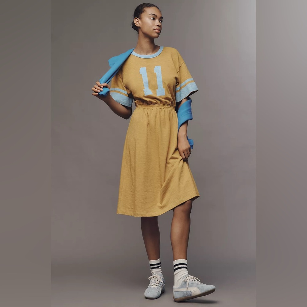 NWT! Anthropologie Sundry Rugby Midi Dress - Multiple 🛷